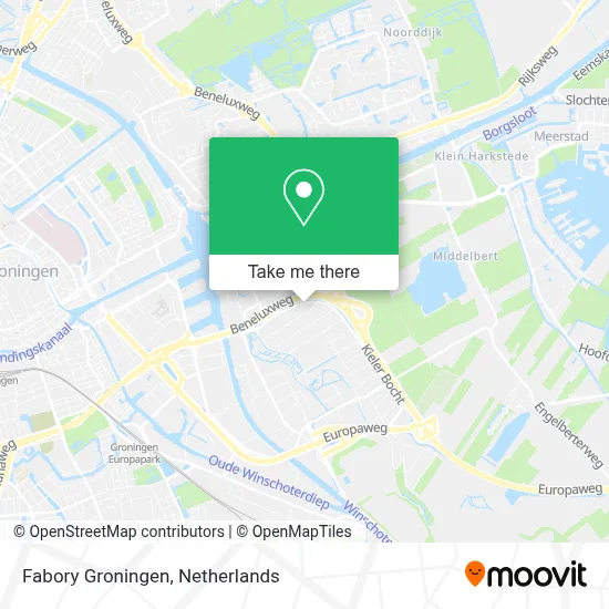 Fabory Groningen map