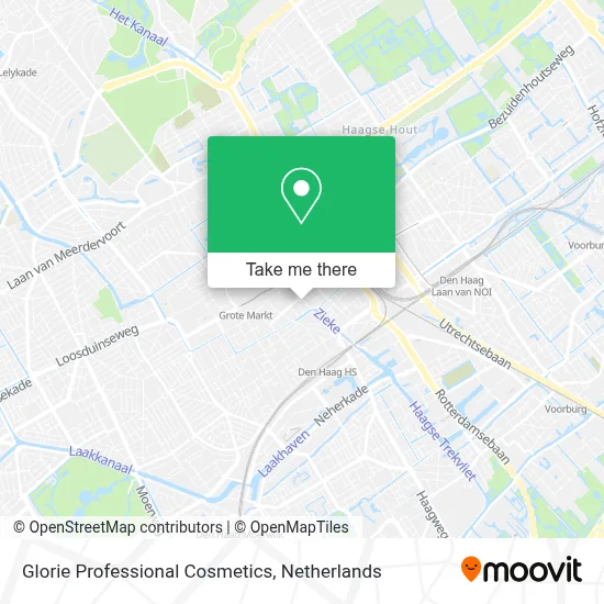 Glorie Professional Cosmetics map