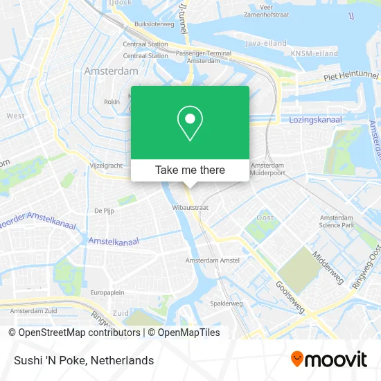Sushi 'N Poke map