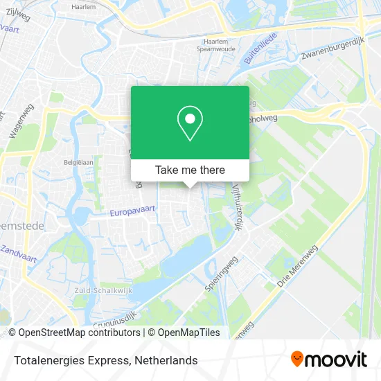 Totalenergies Express map
