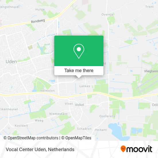 Vocal Center Uden map