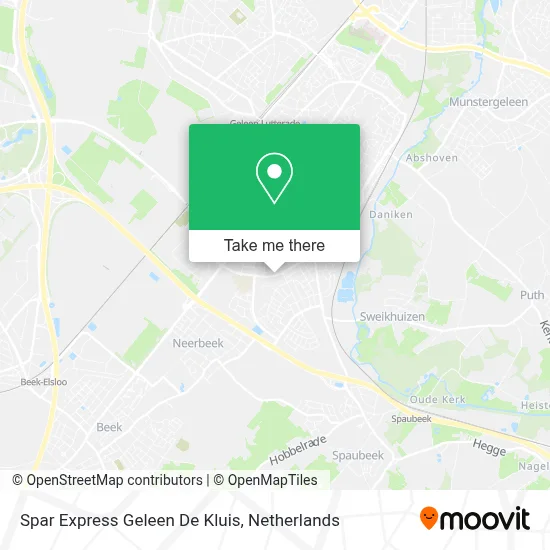 Spar Express Geleen De Kluis map