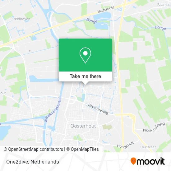 One2dive map