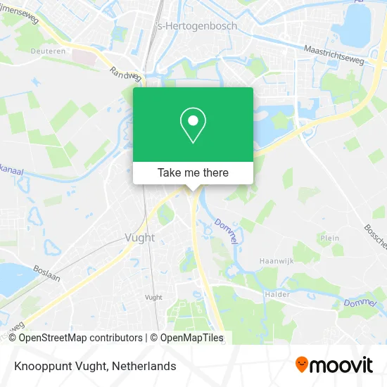 Knooppunt Vught map