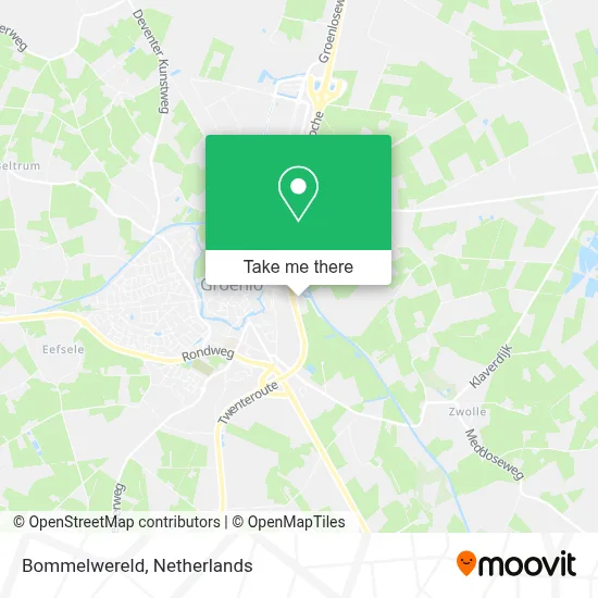 Bommelwereld map