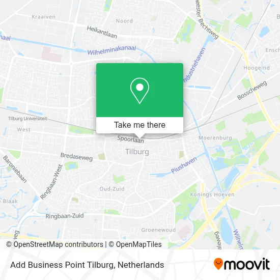 Add Business Point Tilburg map