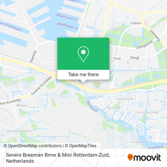 Severs Breeman Bmw & Mini Rotterdam-Zuid map