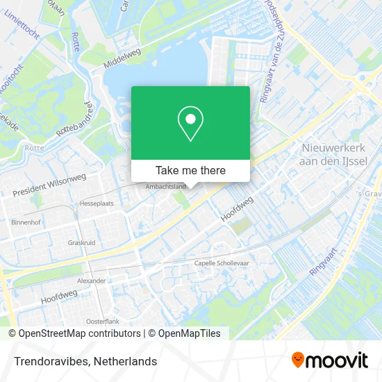 Trendoravibes map