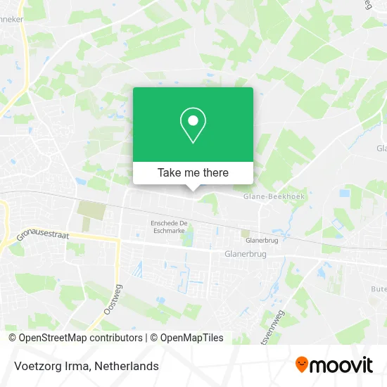 Voetzorg Irma map