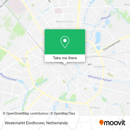 Weekmarkt Eindhoven map