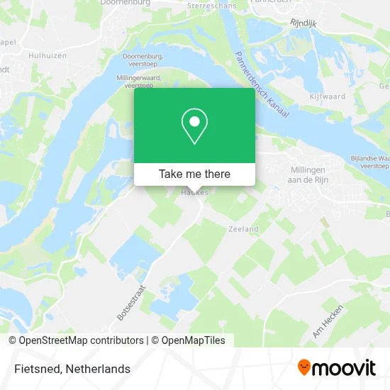 Fietsned map