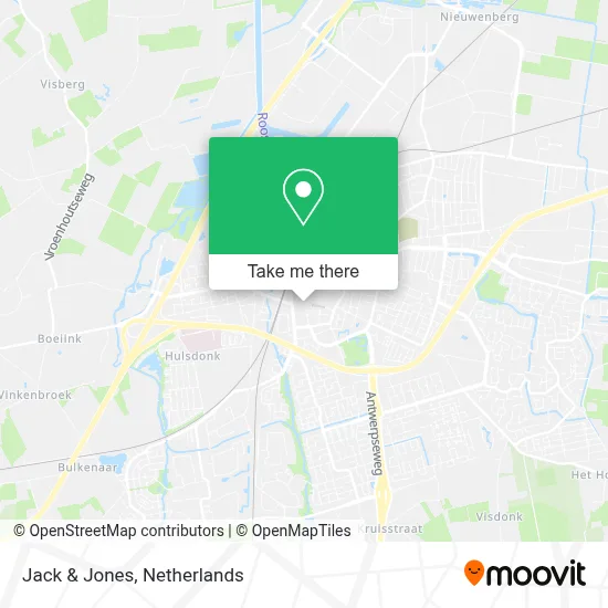 Jack & Jones map