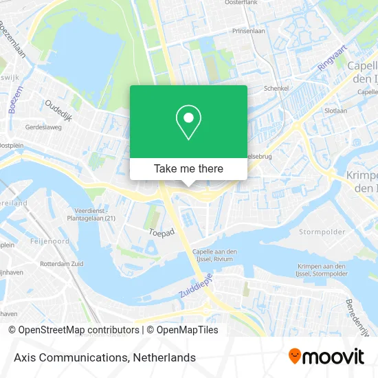 Axis Communications map