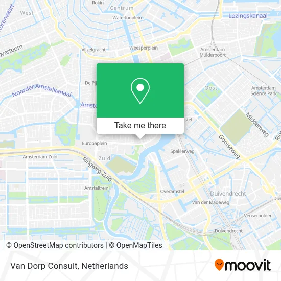 Van Dorp Consult map