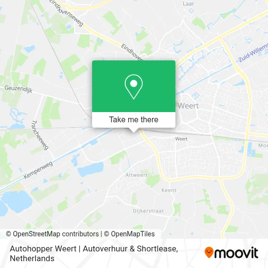 Autohopper Weert | Autoverhuur & Shortlease map