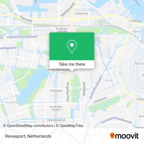 Revasport map