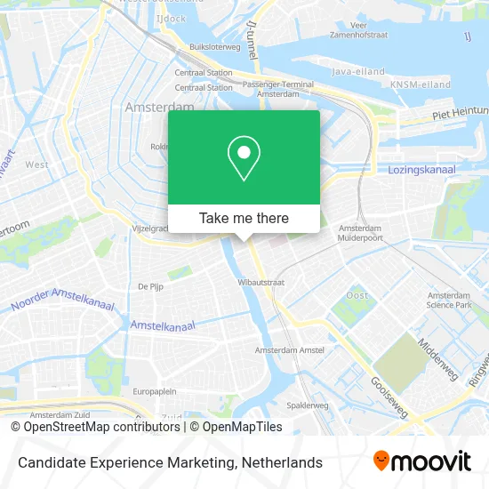 Candidate Experience Marketing map