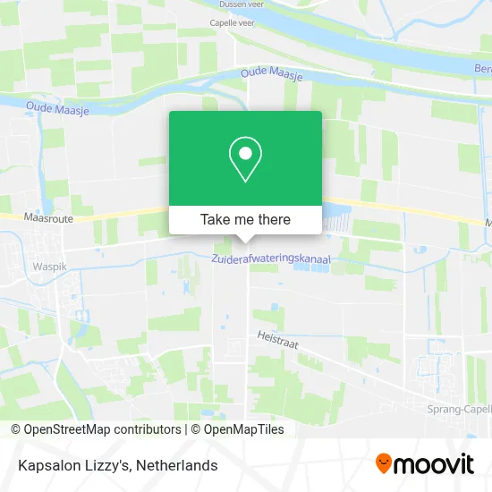 Kapsalon Lizzy's map