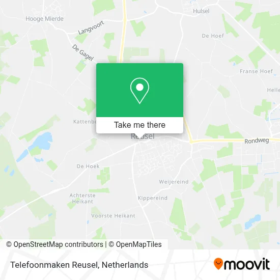 Telefoonmaken Reusel map