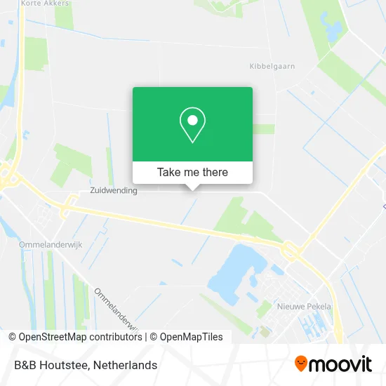 B&B Houtstee map