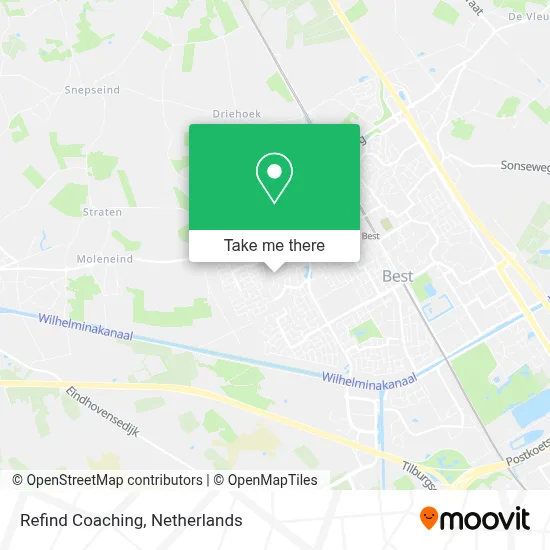 Refind Coaching map