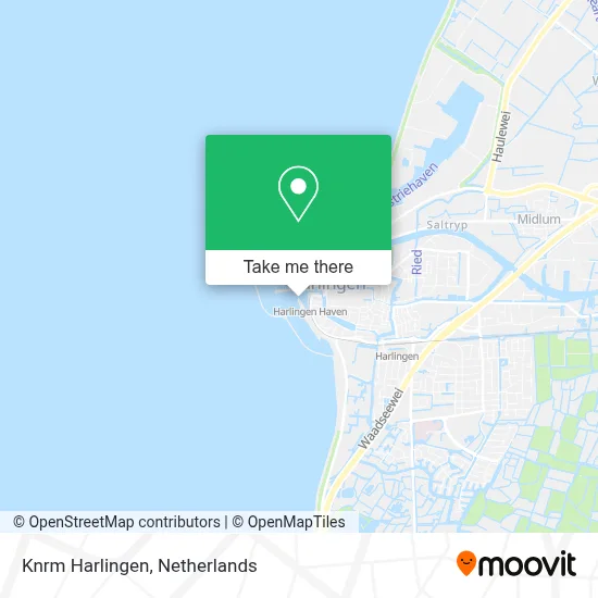 Knrm Harlingen map