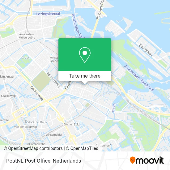 Postnl Postkantoor map