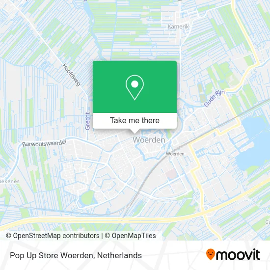 Pop Up Store Woerden map
