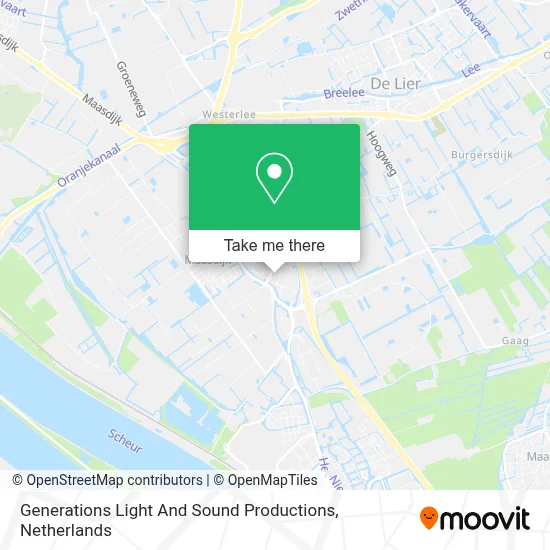 Generations Light And Sound Productions map
