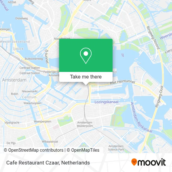 Cafe Restaurant Czaar map