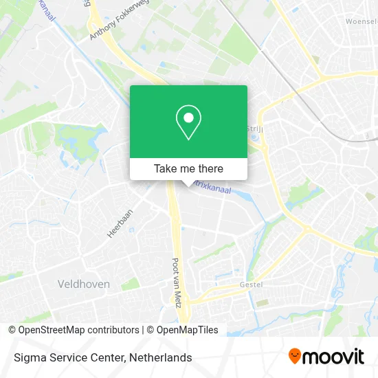 Sigma Service Center map