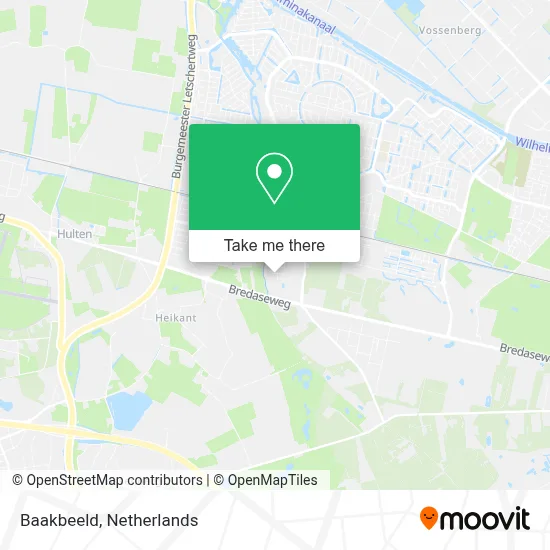 Baakbeeld map