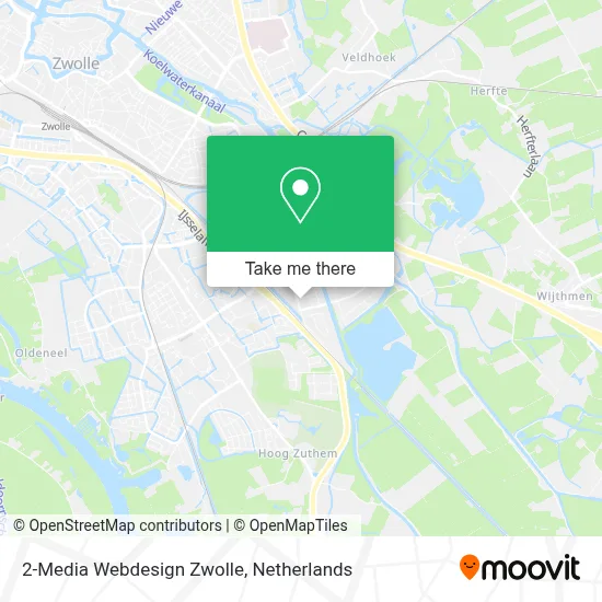 2-Media Webdesign Zwolle Karte