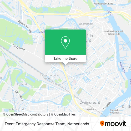 Event Emergency Response Team map