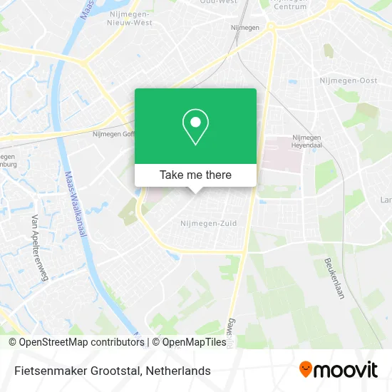 Fietsenmaker Grootstal map