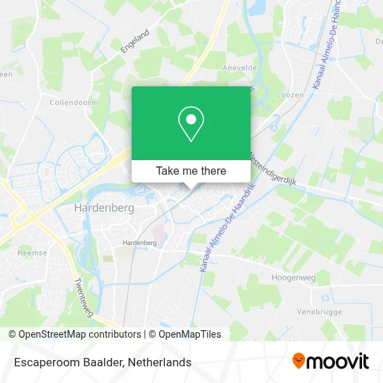 Escaperoom Baalder map