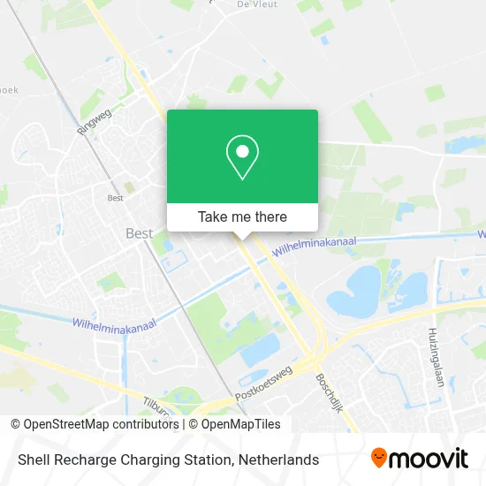 Shell Recharge Charging Station Karte
