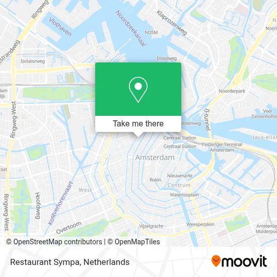 Restaurant Sympa map