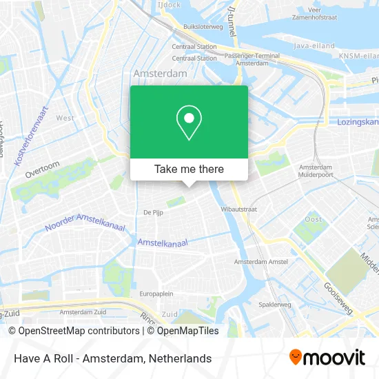 Have A Roll - Amsterdam map