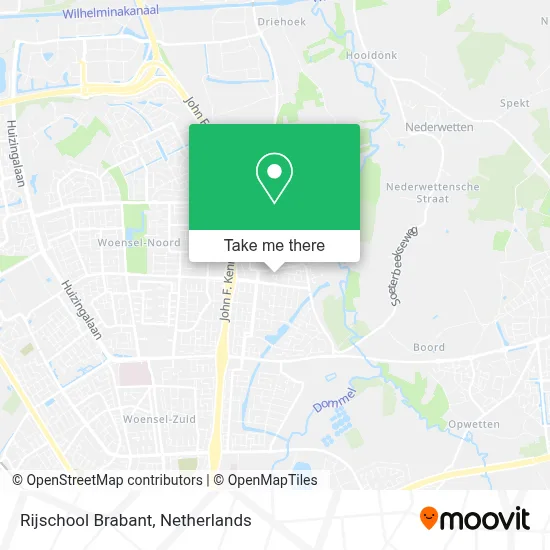 Rijschool Brabant map