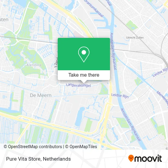 Pure Vita Store map