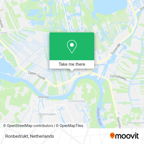 Ronbedrukt map