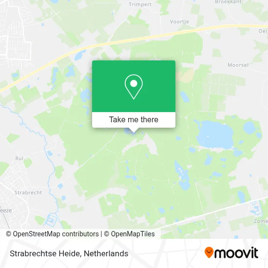 Strabrechtse Heide map