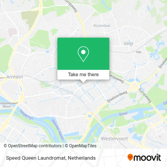 Wasserette Speed Queen map