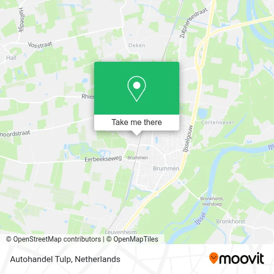 Autohandel Tulp Karte