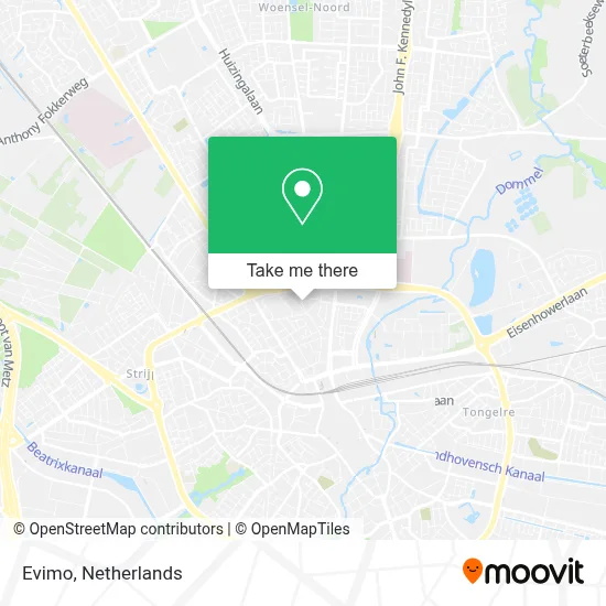 Evimo map