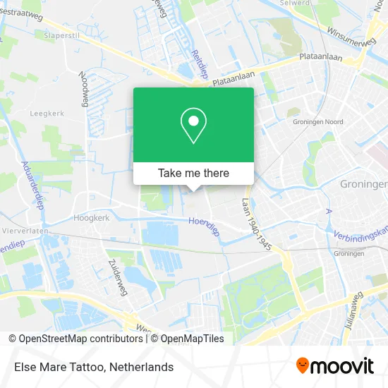 Else Mare Tattoo map