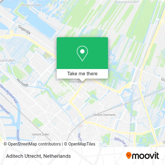 Aditech Utrecht map