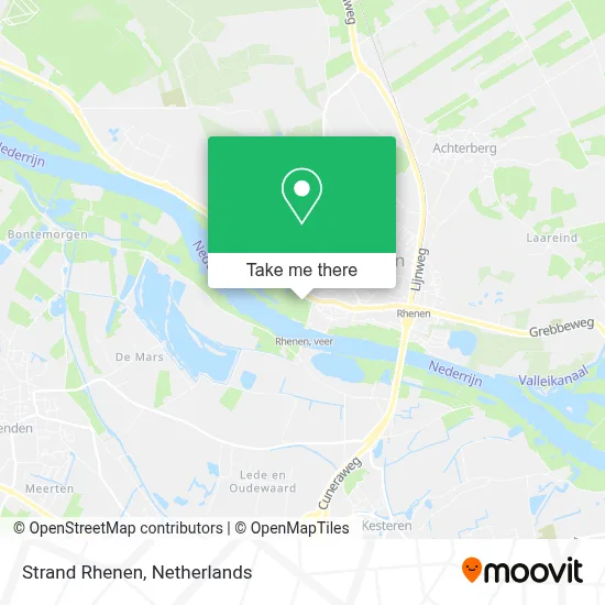 Strand Rhenen map