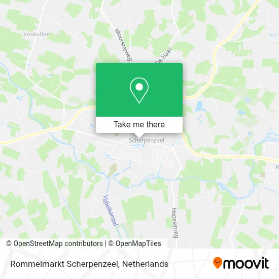 Rommelmarkt Scherpenzeel map